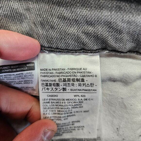 Levis 541 Jeans Men‎ Size 33x32 Gray Denim Straight Leg - Picture 7 of 12